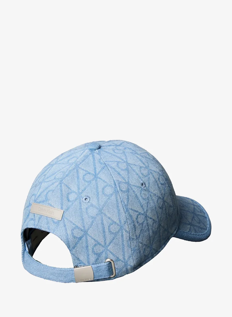 كالفن كلاين قبعة دنيم بشعار احتراق